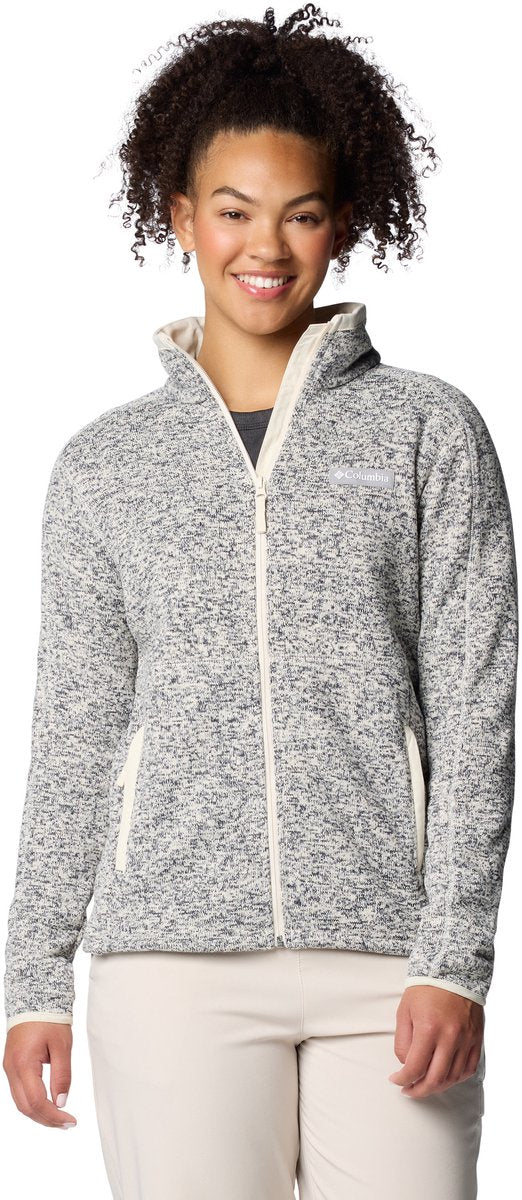 Maglione da esterno Columbia Sweater Weather™ full zip ii da donna - gesso erica