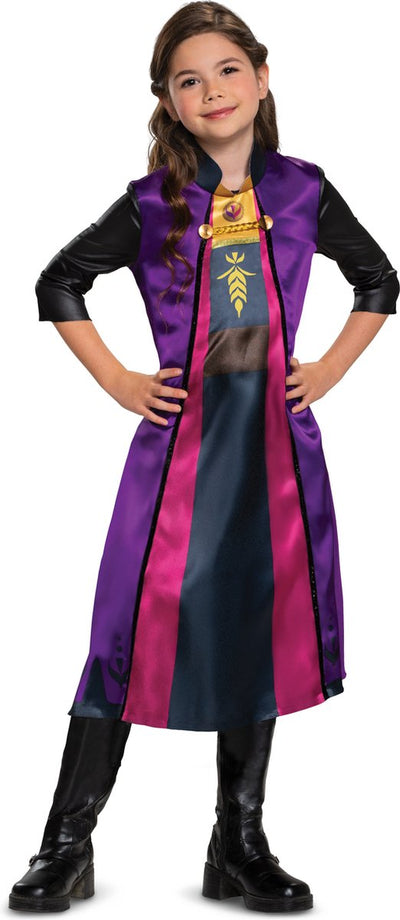 Travestimento Disney - Frozen 2, Anna Traveling Basic Plus, taglia S (5 - 6 anni)