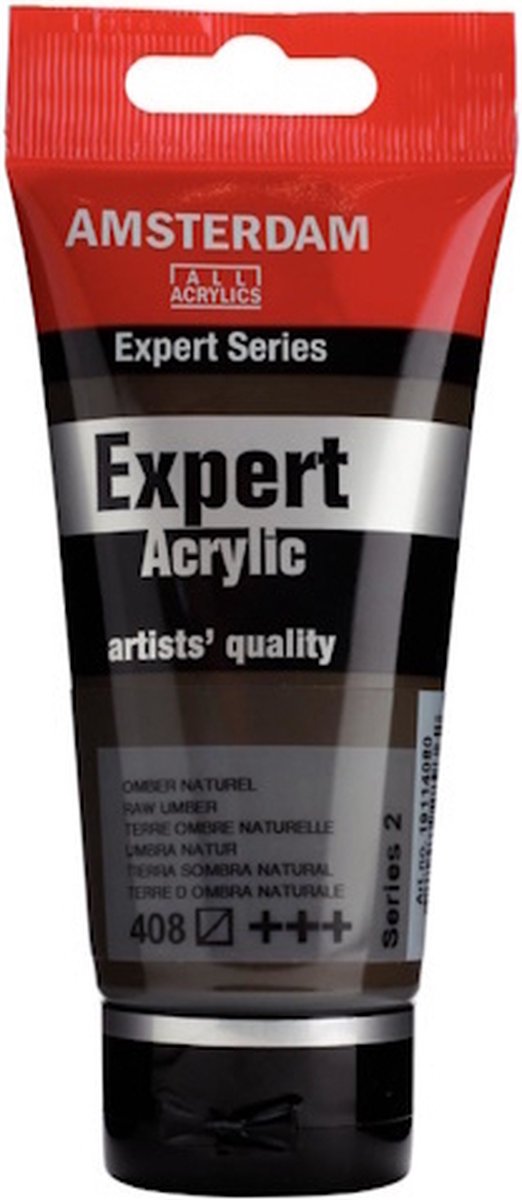 Vernice acrilica Expert Amsterdam - vernice acrilica marrone - #408 terra d'ombra naturale - vernice acrilica - vernice acrilica - vernice acrilica - vernice per hobby - vernice per pittore - vernice per hobby marrone - 75 ml
