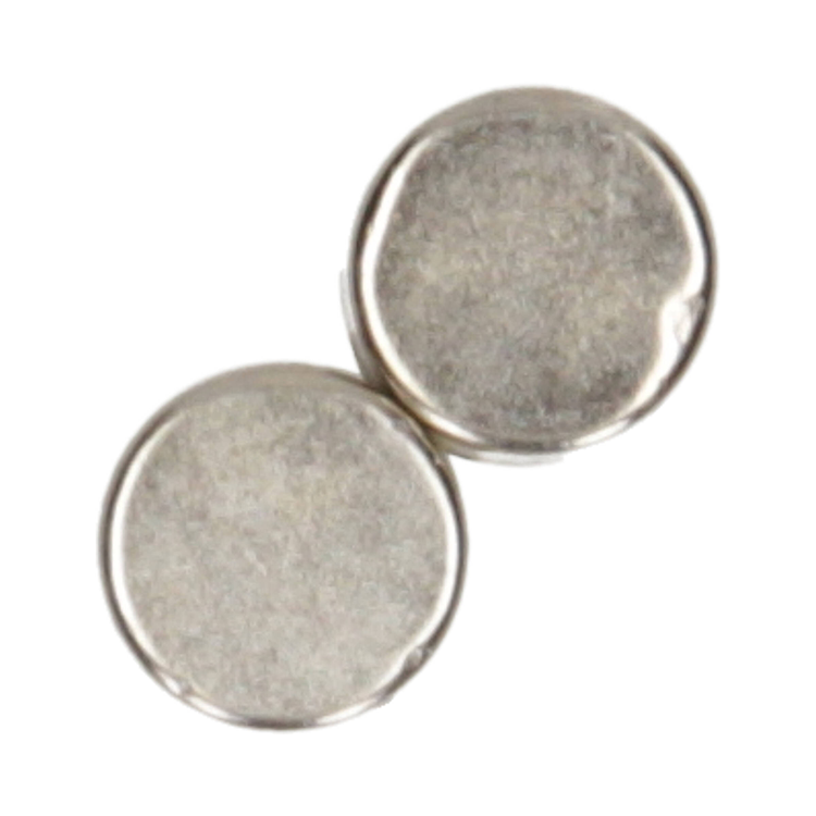 Mack 1076871 - imanes de disco de neodimio 8mm*2mm (n35) - plata 50uds | 4 piezas