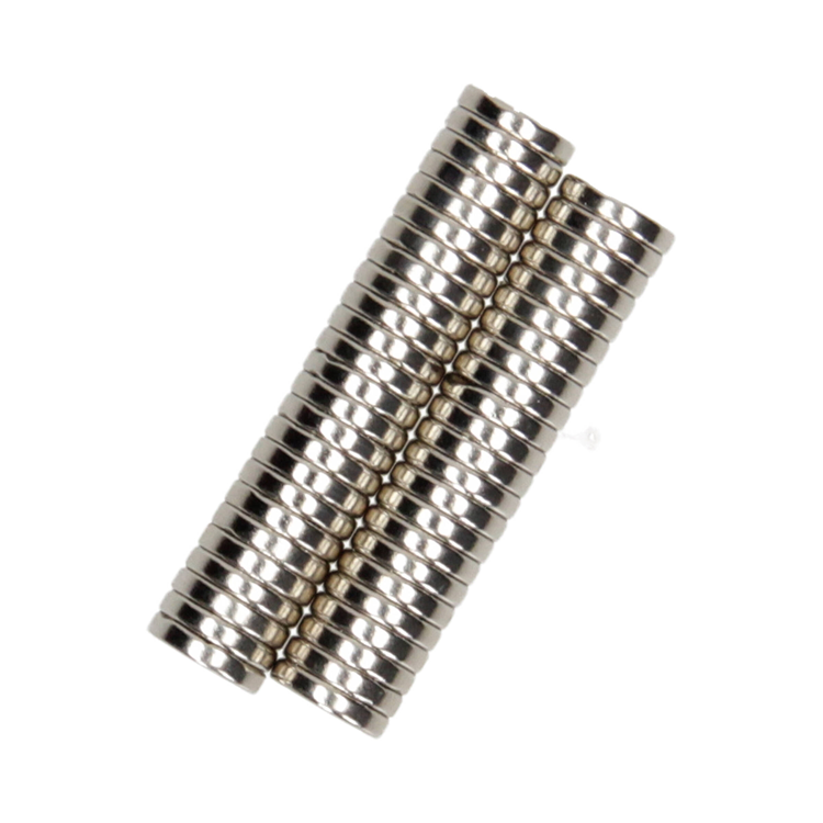 Mack 1076872 - imanes de disco de neodimio 10mm*2mm (n35) - plata 50uds | 4 piezas