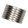 Mack 1076875 - dischi magnetici al neodimio 19mm*2mm (n50) - argento 8pz | 4 pezzi
