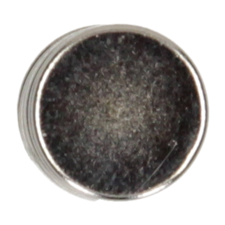 Mack 1076876 - dischi magnetici al neodimio 12mm*2mm (n35) - argento 8pz | 4 pezzi