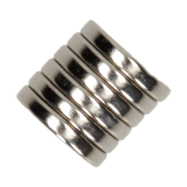 Mack 1076877 - disc magnets neodymium 12mm*2mm (n50) - silver 8pcs | 4 pieces
