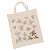 Goki Bolsa de algodón - Mariposa