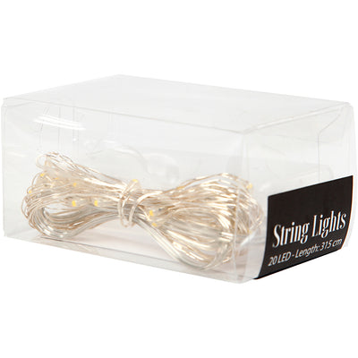 Ghirlanda LED con luci dell'azienda Creativ, l: 3,15 m, argento, 1 pezzo