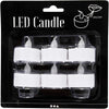 Candelina LED Creative Company, h: 35 mm, d 38 mm, 6 pezzi 1 scatola