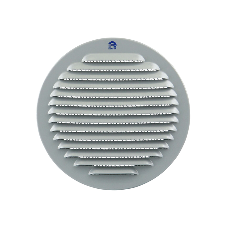 Renson 1078694 - instalación rejilla mural 435r dia 190 mm ral 9006 | 4 piezas