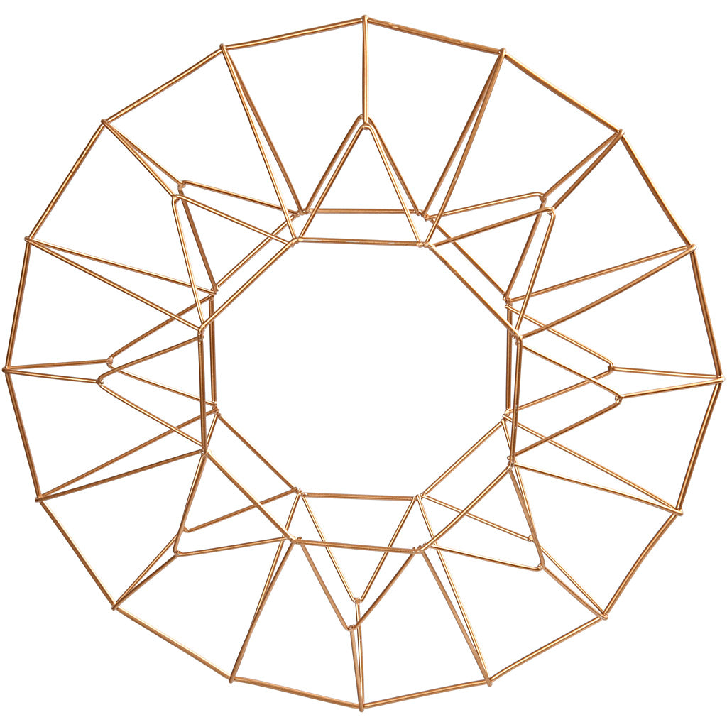 Palla da appendere Creativ Company, anello, d 28 cm, bronzo, 1 pezzo