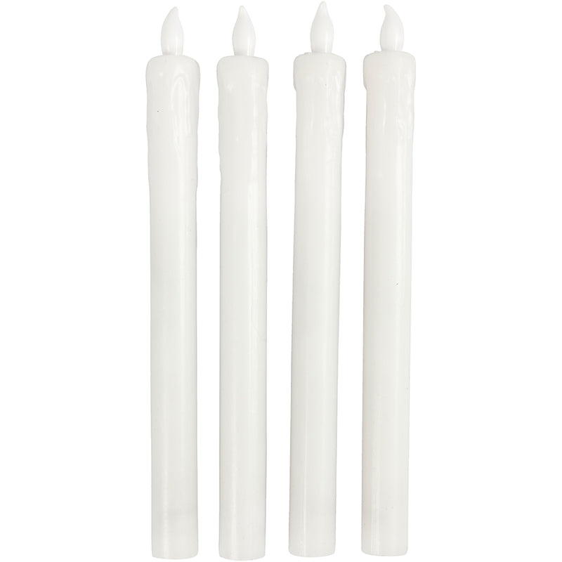 Candele LED Creative Company, h: 24,5 cm, d 20 mm, 4 pezzi 1 scatola