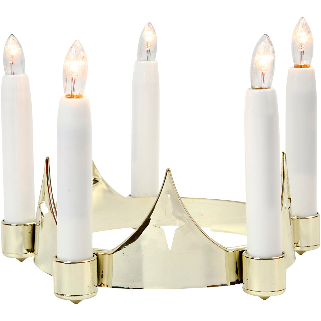 Creativ company lucia crown, h: 14 cm, d 15-19 cm, 1 piece