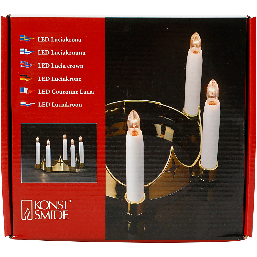 Creativ company lucia crown, h: 14 cm, d 15-19 cm, 1 piece