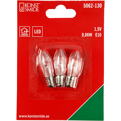Lampade LED Creative Company, h: 45 mm, d 15 mm, 3 pezzi 1 scatola