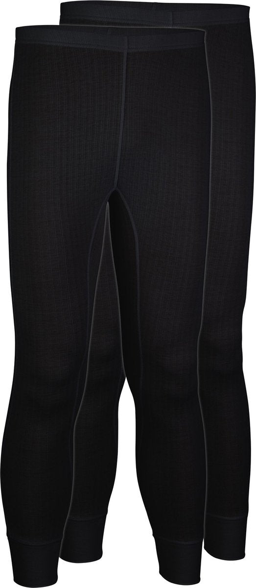 Pantalón térmico Avento junior - paquete de 2 - negro - talla 128