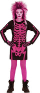 Vestido Widmann esqueleto rosa niño - talla a elegir: talla 140