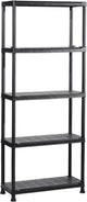 Scaffale in plastica Keter - scaffale portaoggetti - 75x32x176 cm - nero