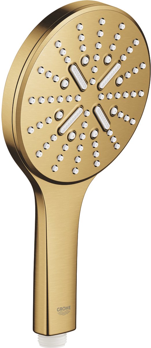Grohe rainshower smartactive handdouche - 13cm - 3 straalsoorten - cool sunrise geborsteld - 26574gn0