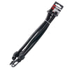 Espinillero de 4 brazos 60 cm negro