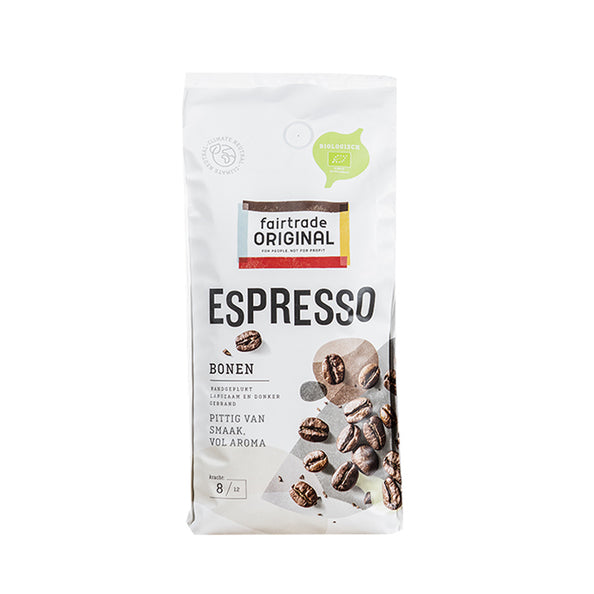 Chicchi di caffè espresso biologici originali del commercio equo e solidale (4x 1 kg)