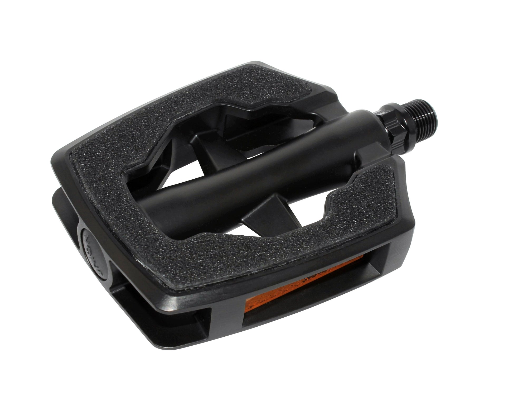 Pedale Cordo antiscivolo sandblock in alluminio nero opaco