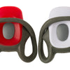 Cordo fietsverlichtingset mini-strap led batterij wit rood