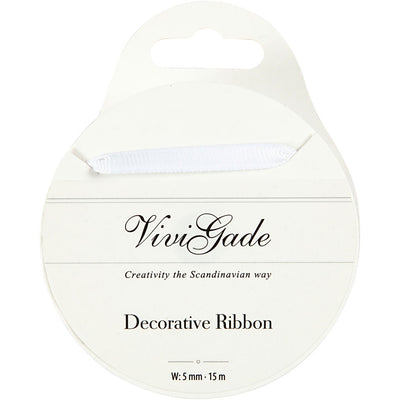 Creative Company Decoration Lint White, 15m