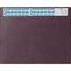 Sottomano da scrivania standard durevole 7204-03 0,8 mm 65x52 cm rosso