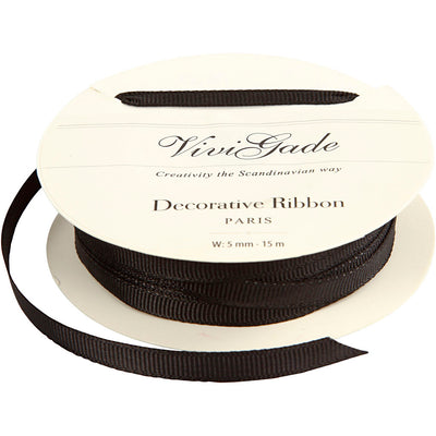 Creative Company Decoration Lint Black, 15m
