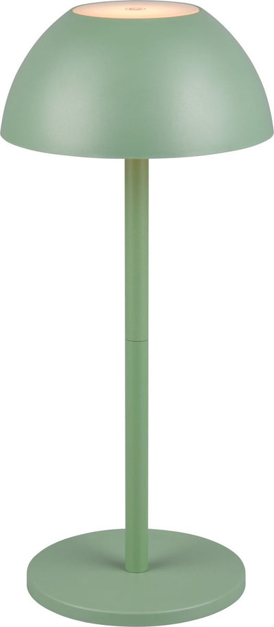 Rl live your light reality ricardo - table lamp - pistachio green - incl. 1x SMD 1.7 W - 4-step touch - USB connection - lighting up and down - battery power - outdoor lighting - IP54