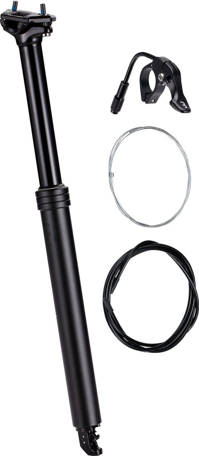 Bbb cycling lift post adjustable seat post dropper post ø31.6 mm - seat post with remote control lever - 470 mm - certified for: ebike, mtb racing bike - bsp-51