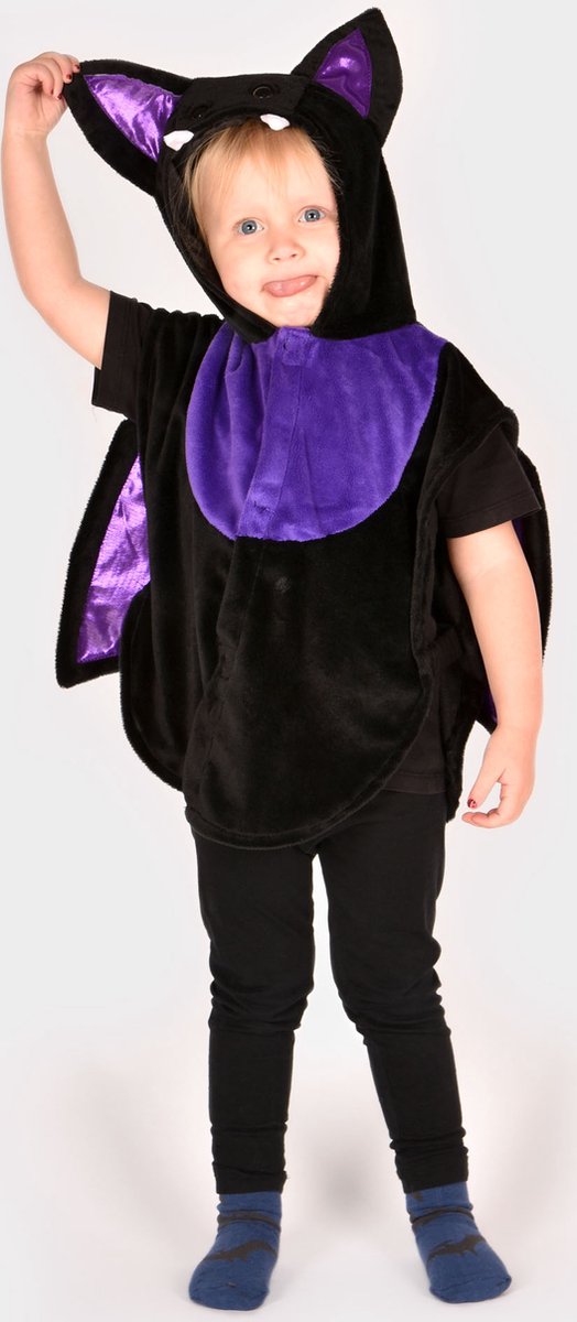 Den Goda fen vestire mantello ragnatela nero per bambini 98-128.