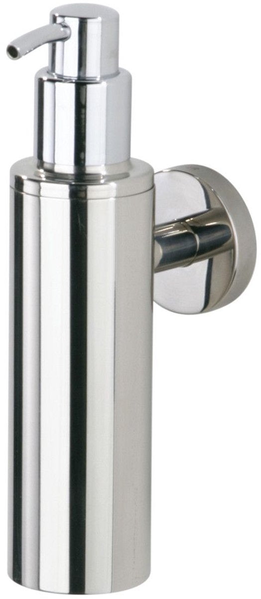 Tiger Boston - dispensador de jabón de pared 190 ml - sin taladrar - taladrar ni pegar - acero inoxidable pulido
