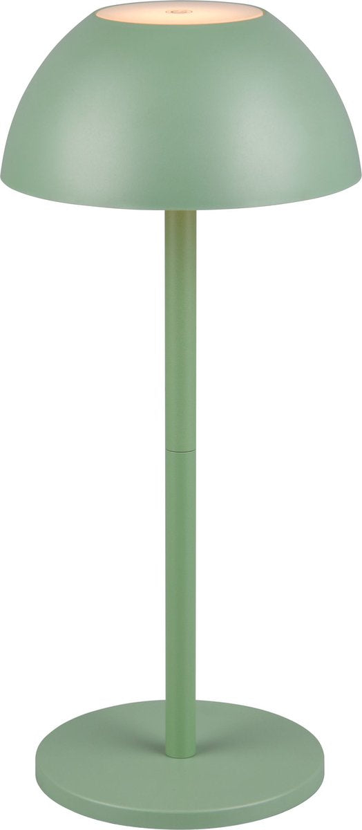 Rl live your light reality ricardo - lampada da tavolo - verde pistacchio - incl. 1x SMD 1,7 W - touch a 4 step - connessione USB - illuminazione su e giù - alimentazione a batteria - illuminazione esterna - IP54