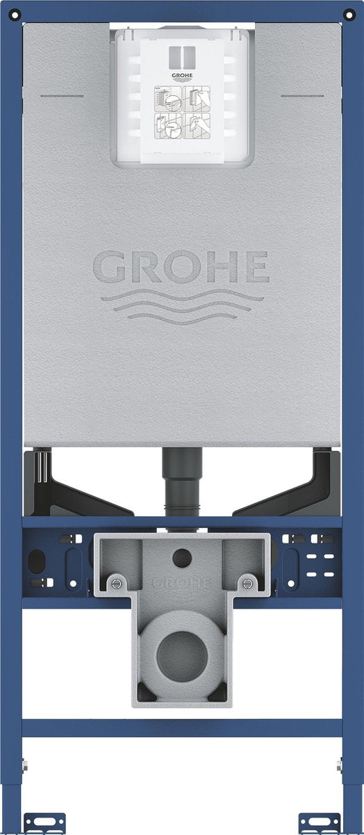 Cisterna empotrada Grohe rapid SLX (con altura de instalación de 1,13 m) para inodoro suspendido - con cisterna universal, controlador de flujo, toma de corriente y sin tubo de desagüe - 39597000