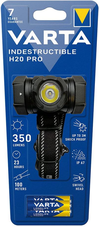 Varta 17732101421 lampada frontale indistruttibile h20 pro