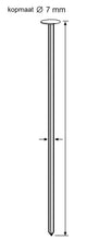 Dutack dutackfasteners draadnagel 2.9mm 21° gegalv 50mm ds 4ml - 5251017 - 5251017