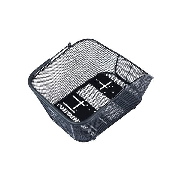 Icona del cestino per biciclette di basilico m Multi Sistema NX 12 litri 39 x 24 x 13 - Nero