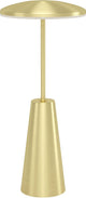 Lampada da tavolo Eglo piccola - dimmer touch - wireless - 28 cm - oro - luce bianca orientabile - ricaricabile - outdoor e indoor