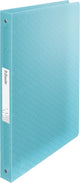 Esselte colour'breeze 2-ring A4 ring binder with soft cover for 140 sheets - spine width 25mm - blue
