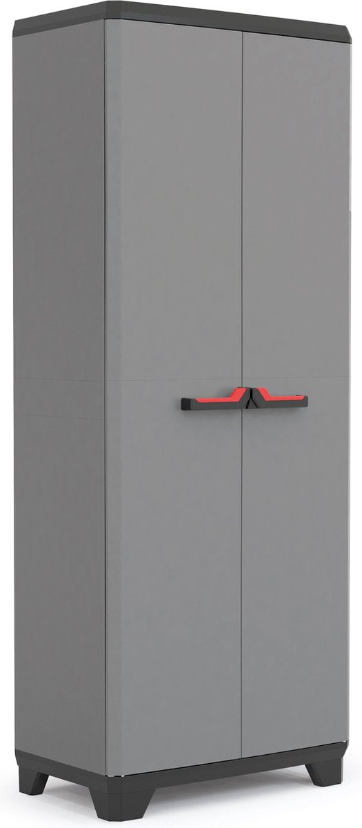 Keter stilo armadio alto - pratico - 3 ripiani - 39x68x173 cm - grigio scuro nero