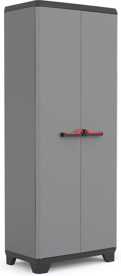 Keter stilo storage cabinet high - utility - 3 shelves - 39x68x173cm - dark gray black