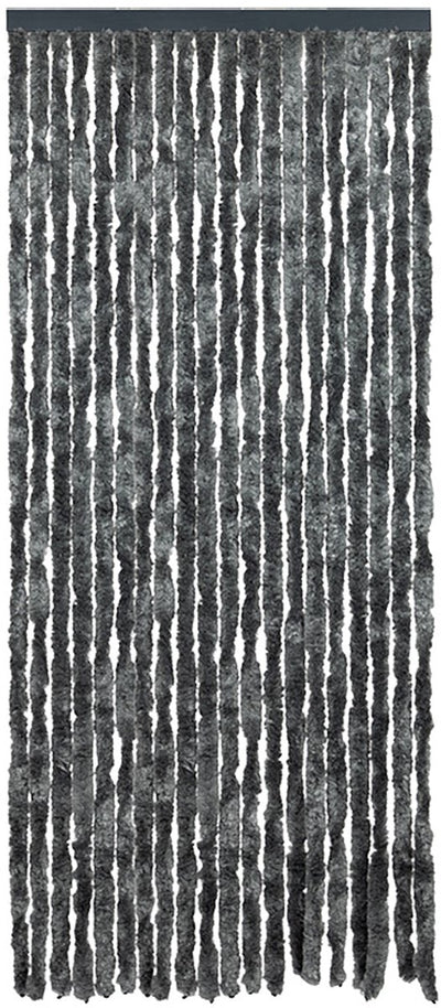 Arisol - cortina antimoscas - cola de gato - 90x220 cm - gris