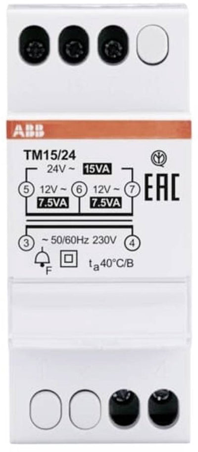Busch-Jaeger ABB 2CSM228745R0802 trasformatore per campanello 12 V, 24 V 1,25 A