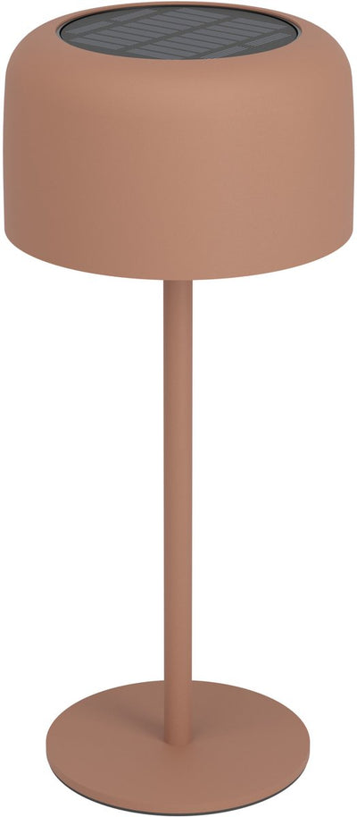 Lampada da tavolo Eglo roccanova - ricaricabile (fino a 22 ore di luce) - solare - 30 cm - rosso mattone arancione caldo - wireless - dimmerabile - interno ed esterno