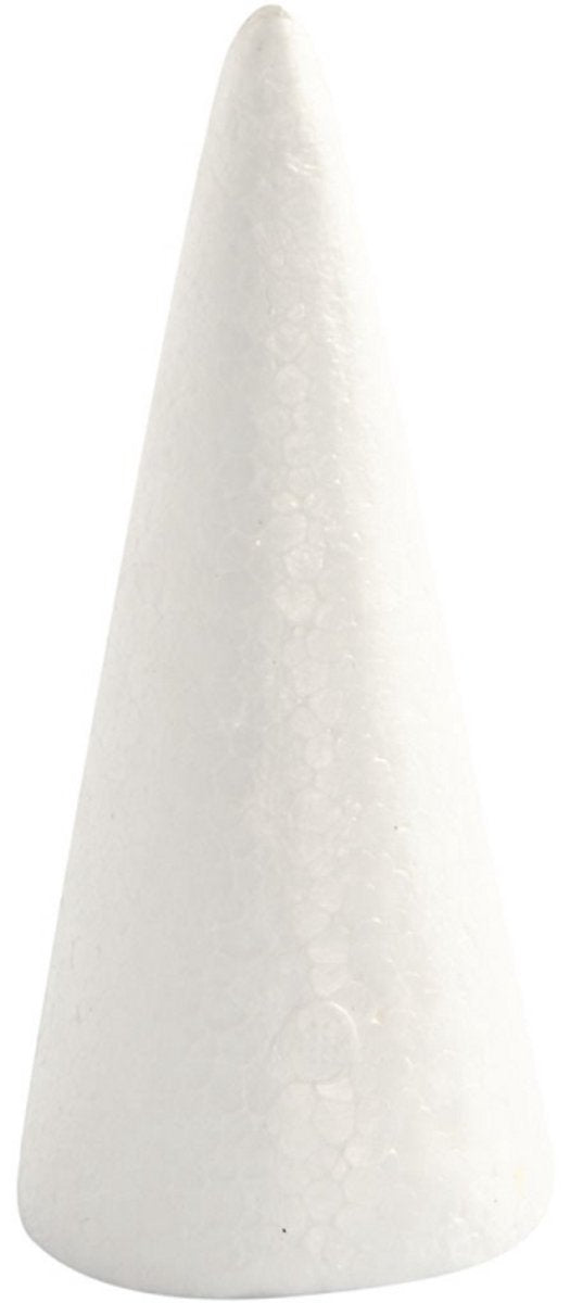 Conos de empresa Creativ, h: 14,5 cm, p 6 cm, blanco, 5 piezas 1 caja