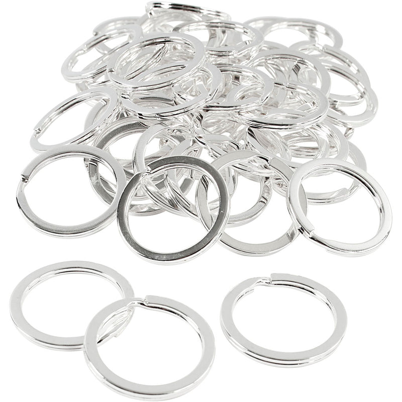 Creative Company Tast Ring, D 28 mm, Silverated, 50 pezzo 1 Box