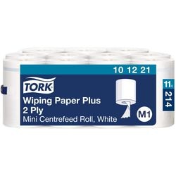 Wiper mini rotolo ad estrazione centrale advanced tork 420 m1 2 strati bianco