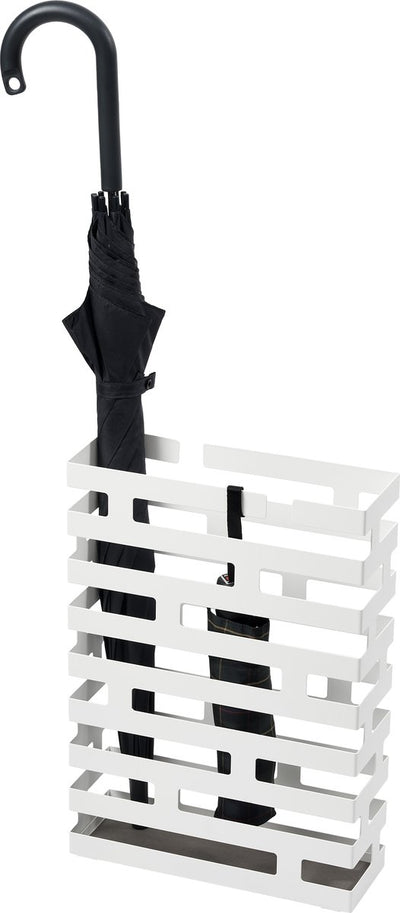 Paragüero Yamazaki - rectangular - ladrillo - blanco