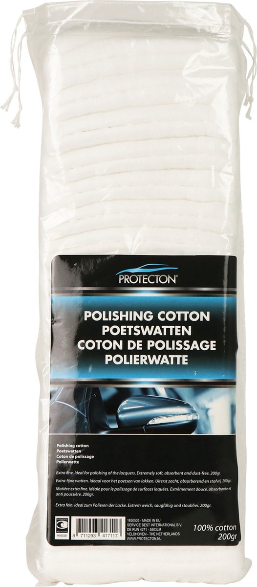 Ovatta protettiva protettiva - ideale per lucidare dentro e fuori - delicata sulla superficie da trattare - antigraffio - 200gr