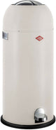Wesco kickmaster maxi prullenbak | pedaalemmer | 40 liter | metaal - mat zand | vuilnisbak - made in germany